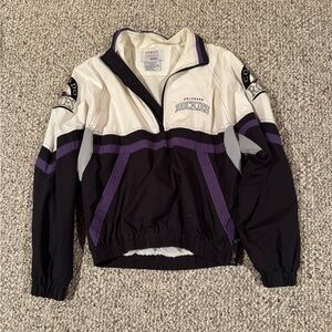 Youth XL Colorado Rockies Jacket with Purple and Black Accents